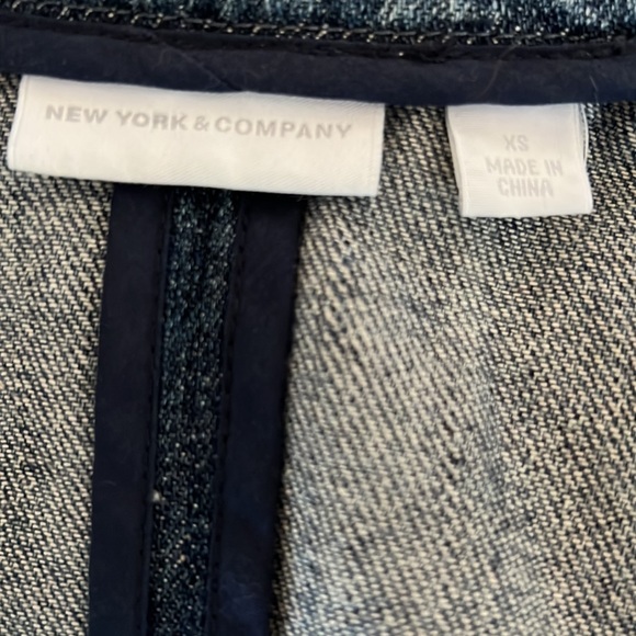 New York & Company XS Jean Jacket - Picture 4 of 6